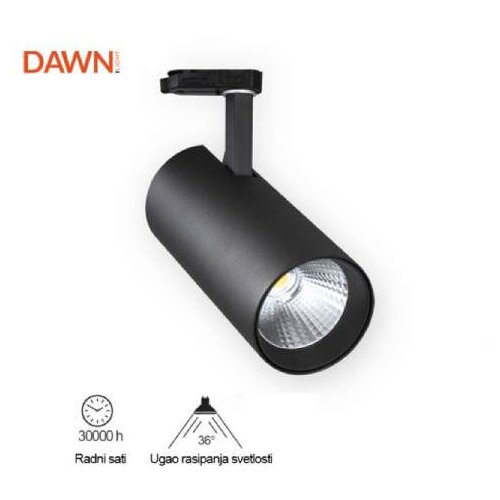 Bb Link 4068 CRNI TROFAZN-LED reflektor 10 W 3000 K JM Cene