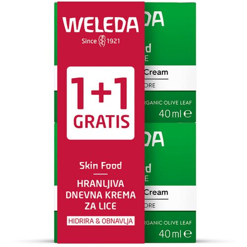 Weleda skin food hranljiva dnevna krema za lice, 40 ml 1+1 gratis Cene