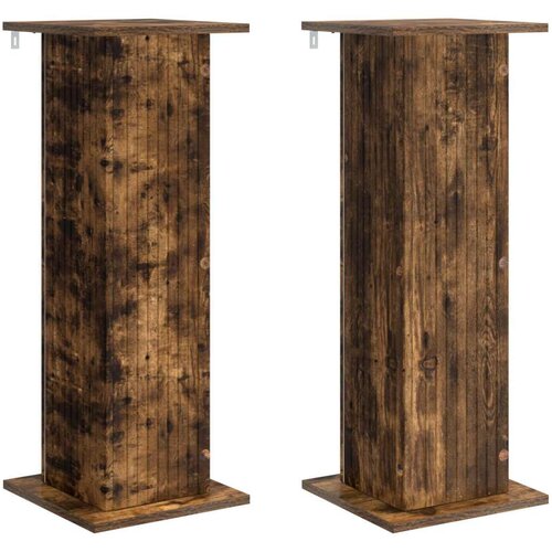  Stalak za biljke 2 pcs Dimljeni hrast 30 5 x 30 x 80 5 cm Cene