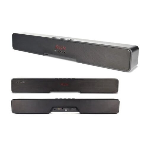 Microlab Bluetooth zvučnik soundbar Onebar02, LED, 2x15W, USB, HDMI, AUX, Optički, Koaksialni, Crni Cene