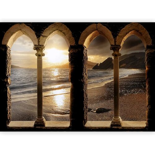  Foto tapeta - Castle on the beach 250x175 Cene