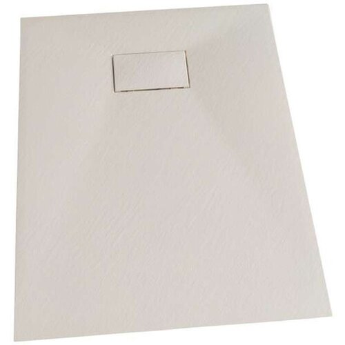 Sanotechnik kvadratna tuš kad s kanaleto smc, strukturirana bela, 100x80x2,6cm Cene
