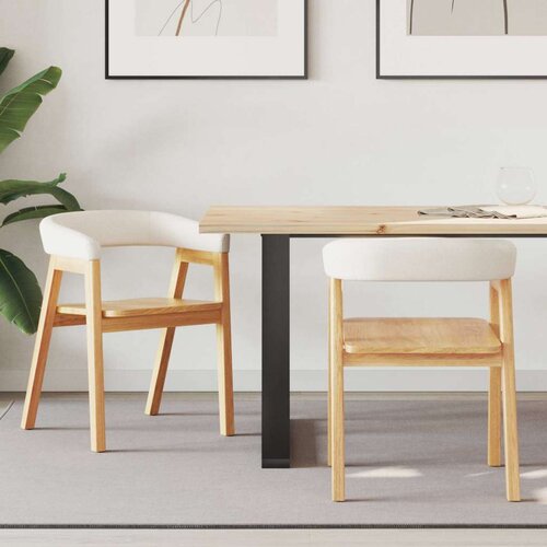  Trpezarijske stolice 2 pcs Prirodna 54 x 57 x 73 cm Cene