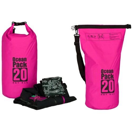  Vodootporna suva torba el 20L pink Cene
