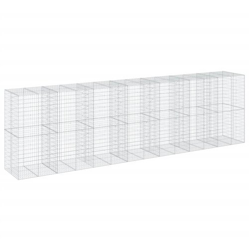  Gabionska ko&amp;scaron;ara s poklopcem 700x100x200 cm pocinčano željezo Slike