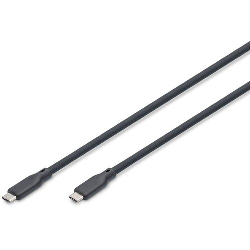 Digitus USB kabel[USB 2.0] - USB C (M) - USB C (M) kabel, 0,5 m, črna (AK-3+B12), (5000505139) Slike