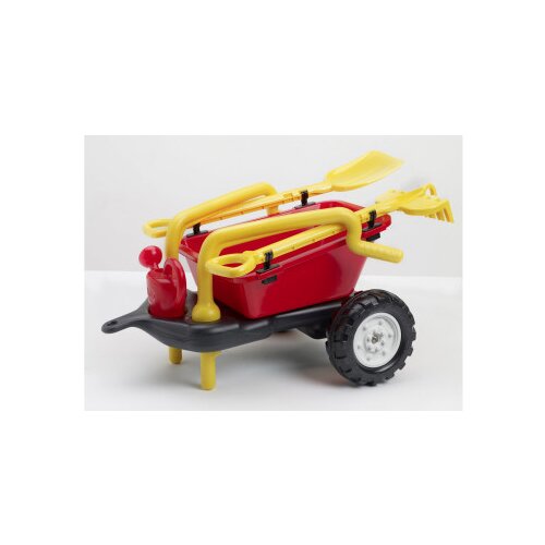 Falk Toys Claas Prikolica za traktor sa lopatom i grabuljom 295VC Slike