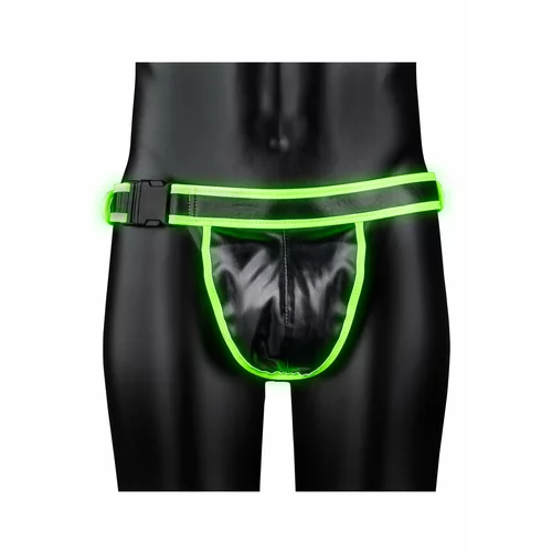 Ouch! Glow in the Dark Buckle Jock Strap 779 S/M
