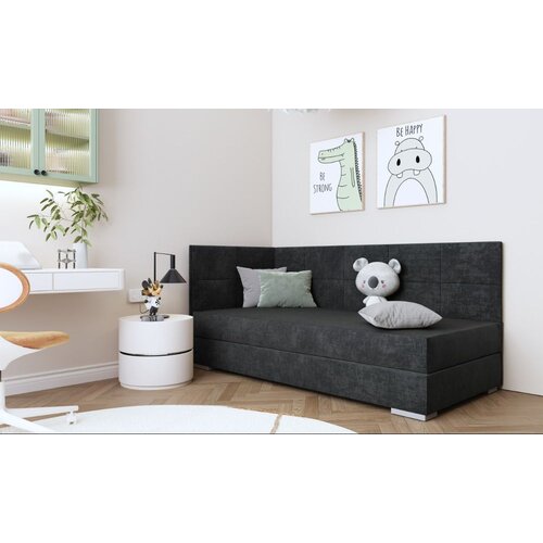 Molarem Home Dječji tapecirani krevet TOMAR III - 200x90 cm - Madrac s Bonnell oprugama Slike