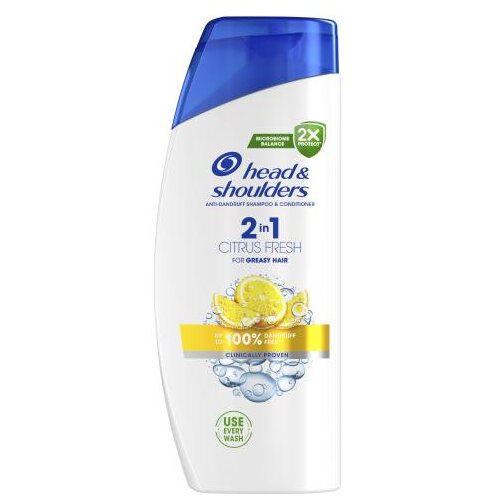 Head & Shoulders Citrus Fresh 2in1 625 ml šampon masna kosa unisex Cijene