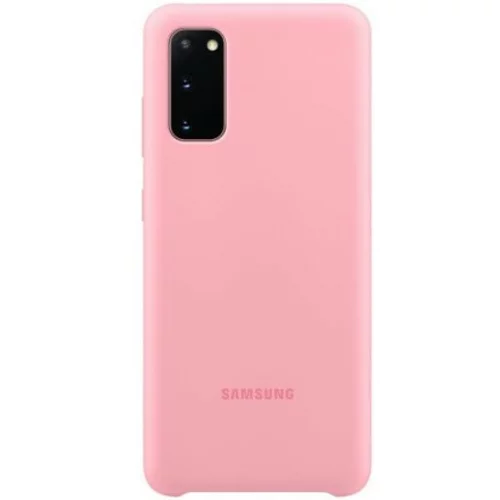 Samsung original silikonski ovitek ef-pg980tpe za galaxy s20 g980 - roza