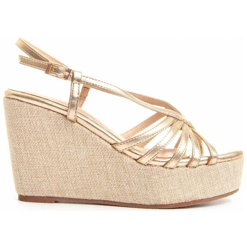 Leindia Espadrile 88501 Pozlačena