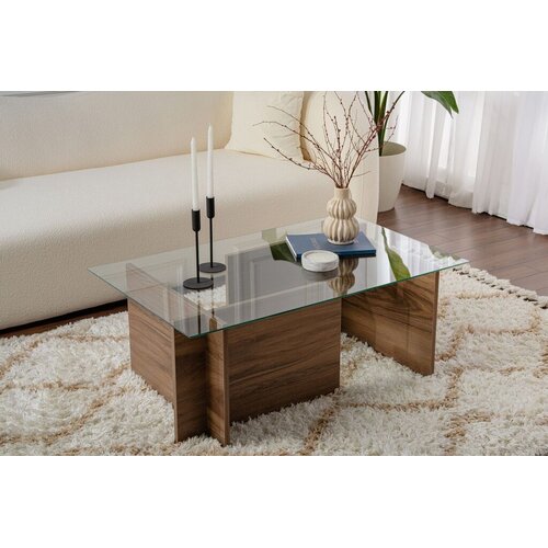 Hanah home Klub sto Ventrino, 105x65x40cm, Smeđa Cijene