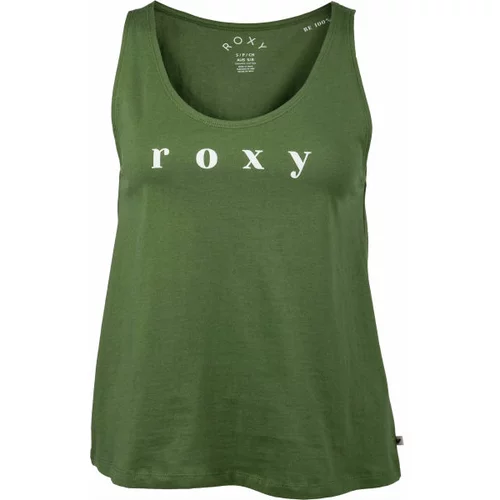 Roxy CLOSING PARTY WORD Ženska potkošulja, zelena, veličina