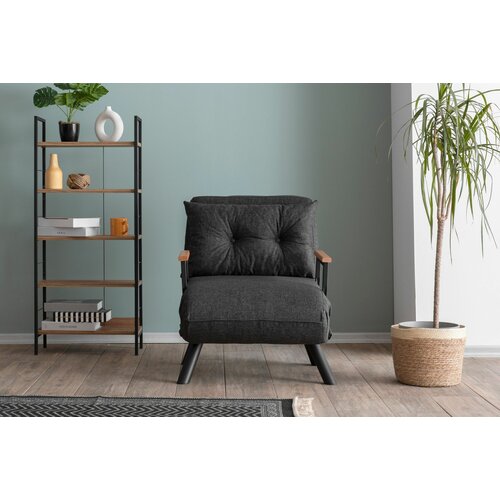 sando single - dark grey dark grey 1-Seat sofa-bed Slike