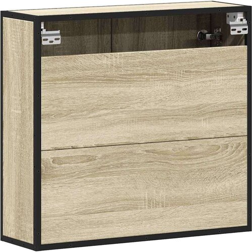 VidaXL Kupaonski ormarić s ogledalom sonoma hrast 65x20x60 cm Slike