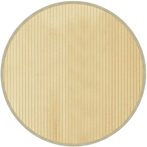  Okrugli tepih svijetli prirodni 80 cm od bambusa Slike