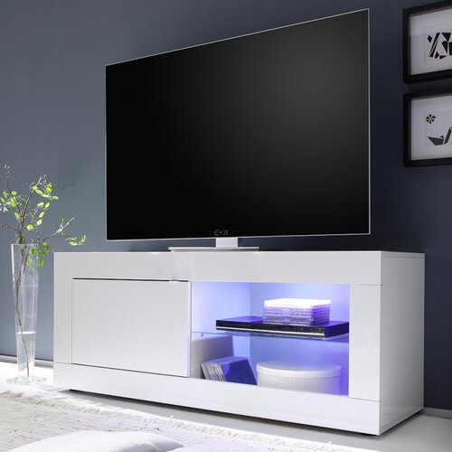 LC Mobili TV omarica z vrati in odprtim delom 140x56 cm BASIC 209015-01 Cene
