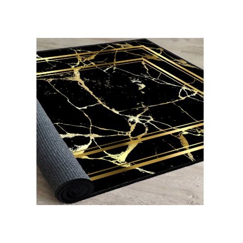 Conceptum Hypnose Tepih Els2417, 140x220 cm, Crna i zlatna boja Slike