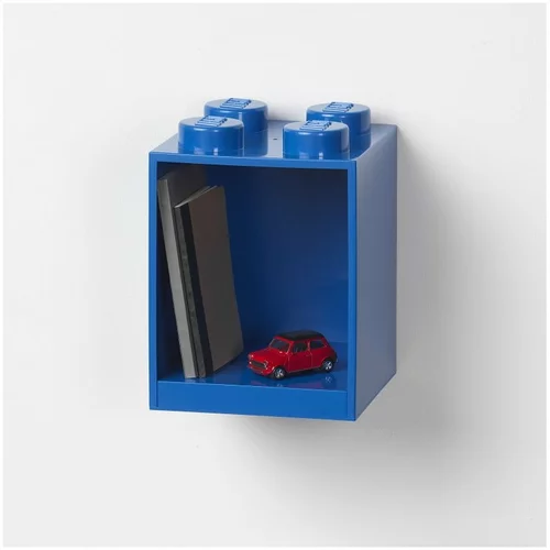 Lego Otroška modra stenska polica LEGO® Brick 4