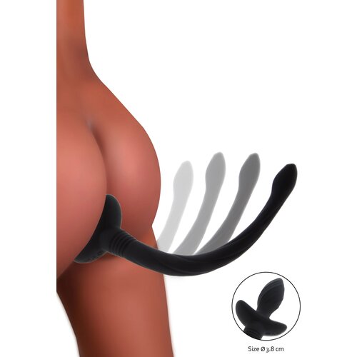 Taboom Luxury Bondage Essentials Puppy Play Wiggle Tail Black Slike