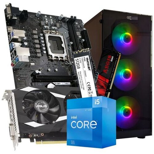 GNC OMEGA 2 H610 i5-12400F 16GB DDR4 M.2 512 RTX3050 6GB GAMING KUCISTE NO-OS G2Y Cijene