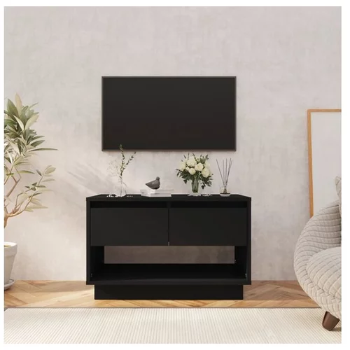  TV omarica črna 70x41x44 cm iverna plošča