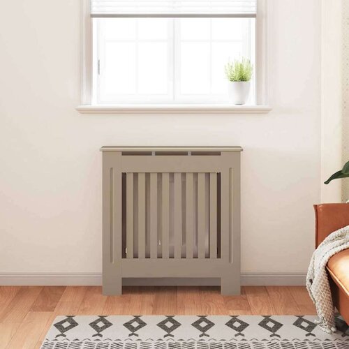VidaXL pokrivač radijatora 2 pcs smeđa 78 x 19 x 81.5 cm Slike