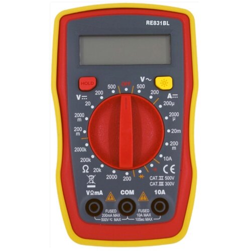 Digitalni multimetar RE831BL (zaslon: digital) Slike