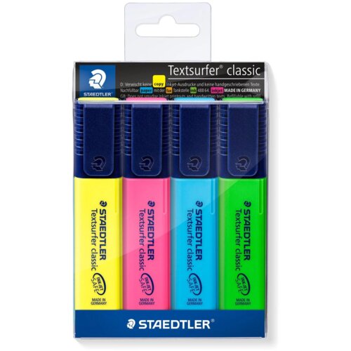 Staedtler Marker za tekst, 1/4, 1-5 mm, Tektsurfer&amp;reg; classic, 364 P VP4 Slike