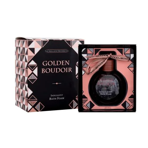 The Indulgent Bathing Co Golden Boudoir Salted Caramel Bath Foam pena za kopel z vonjem slane karamele 100 ml za ženske