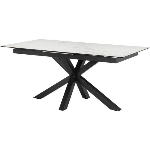 MID.YOU Raztegljiva Miza Lotus, Bela, 168-210x90 Slike