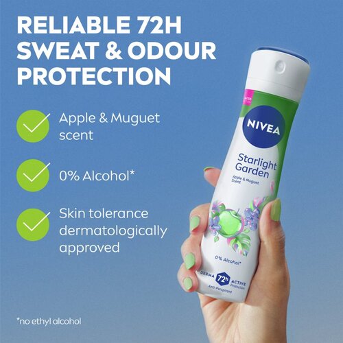 Nivea Starlight Garden antiperspirant u spreju limitirana serija 150 ml Slike