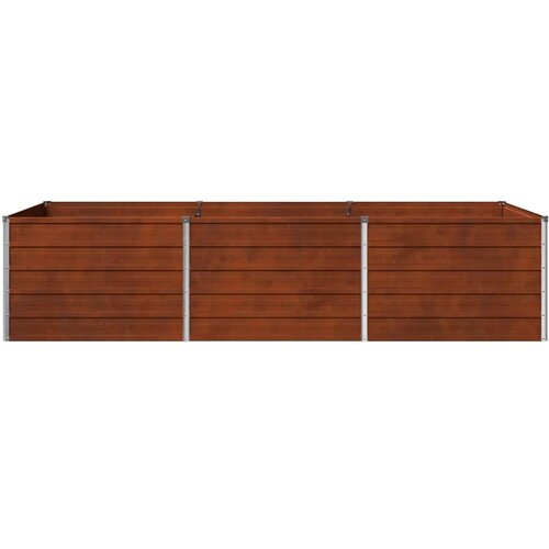  Povišeni vrtni krevet Rđa 240 x 80 x 55 cm corton - 240 x 80 x 55 cm Otporni čelik Cene
