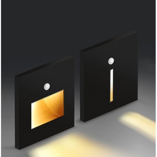  Emithor 70418 - LED svetlo za stepeni&amp;scaron;te sa senzorom SUNNY LED/1W/230V crno Slike