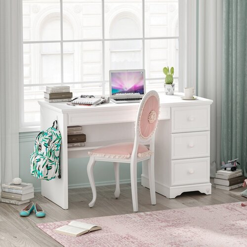 Rustic White RADNI STO Slike