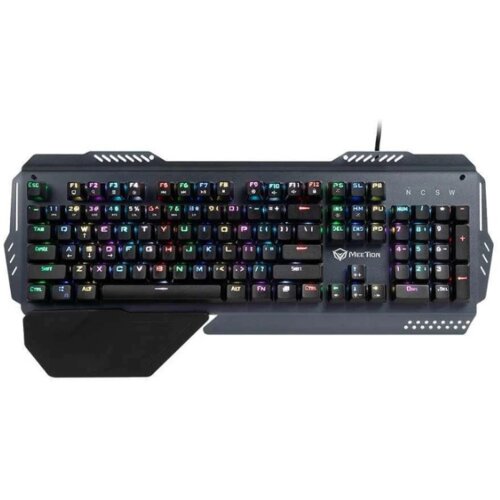 MeeTion MK20GR mehanicka metalna rgb tastatura, siva Slike