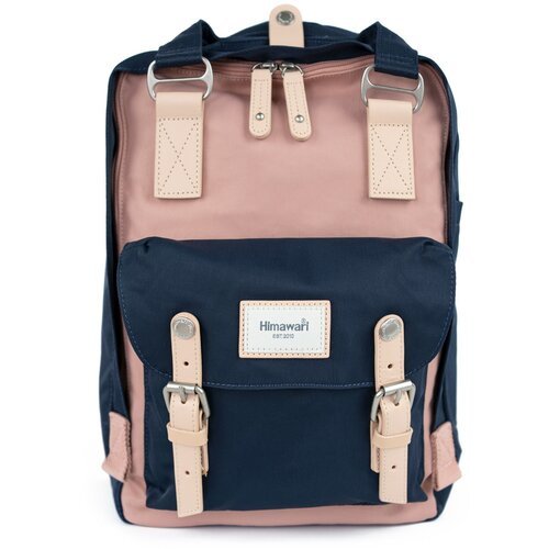 Himawari Unisex's Backpack Tr21288 Navy Blue/Pink Slike