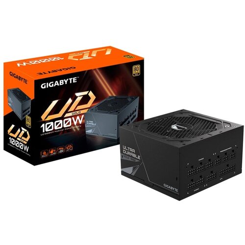 Gigabyte 1000W, 80 plus gold certified, fully modular design, 135mm smart fluid dynamic bearing (fdb) fan GP-GME1000GM PG5 Slike