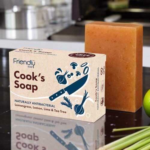 Friendly Soap Cook's Soap naravno trdo milo za roke 95 g Cene