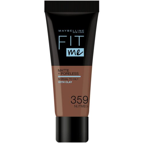 Maybelline Pudri & podlage Fit Me Matte Poreless Foundation - 359 Nutmeg Kostanjeva Cene