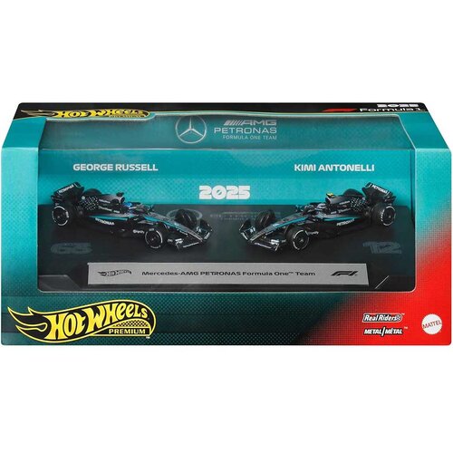 Mattel Hot Wheels F1 avtomobilčka paket 2 - Mercedes: Antonelli + Russell - Cene