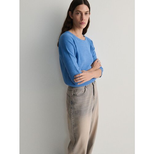 Reserved navaden pulover - modra Cene