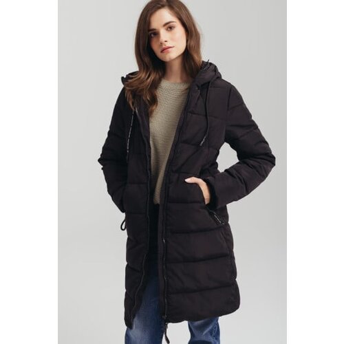 Legendww zenska crna duga jakna Cene