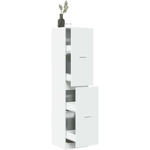 vidaXL Ormarić za lijekove bijeli 40x41x174,5 cm konstruirano drvo Cijene