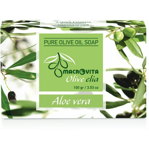 Macrovita pure olive oil soap Aloe Vera Slike