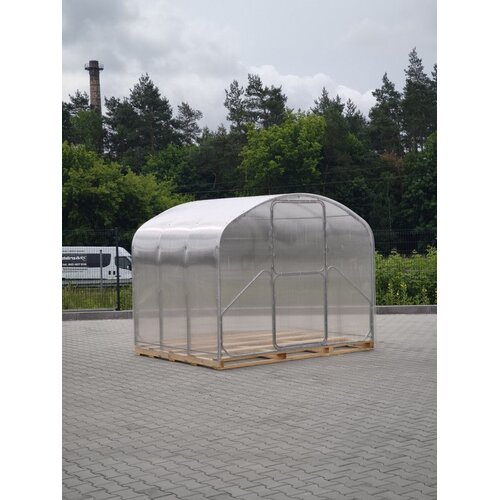  Modularni čelični plastenik Flora,10 mx2.64m, polikarbonat 4 mm , razmak između lukova 0.67m Slike