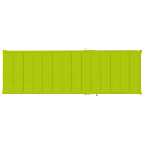  Jastuk za ležaljku jarkozeleni 200 x 60 x 3 cm tkanina Oxford Slike