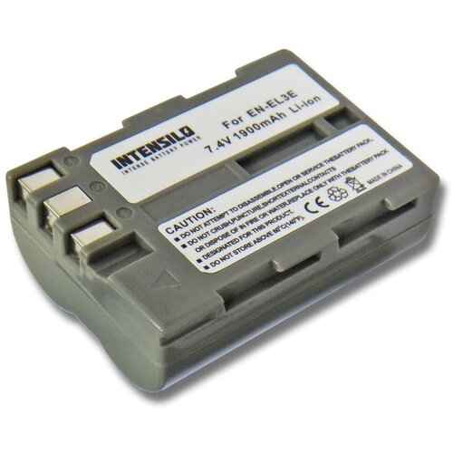 Intensilo Baterija EN-EL3 / EN-EL3A / EN-EL3E za Nikon D50 / D70 / D80 / D90, 1900 mAh Slike