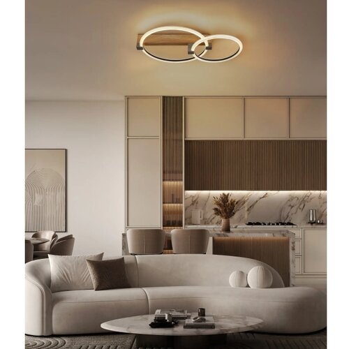 Globo 48050D1 - LED plafonska svetiljka FLETCHER LED/24W/230V 3000K 58x40 cm bež Slike